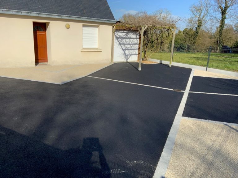 Allee enrobe chainettes de paves - Quimper Brest
