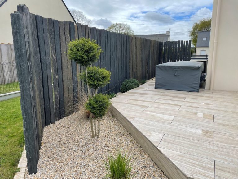 Cloture palis schiste - Quimper Brest