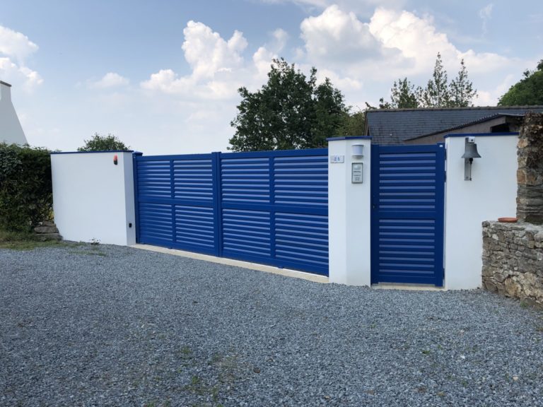 Portail ALU motorise - Quimper Brest