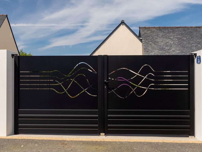 Portail alu deco - Quimper Brest