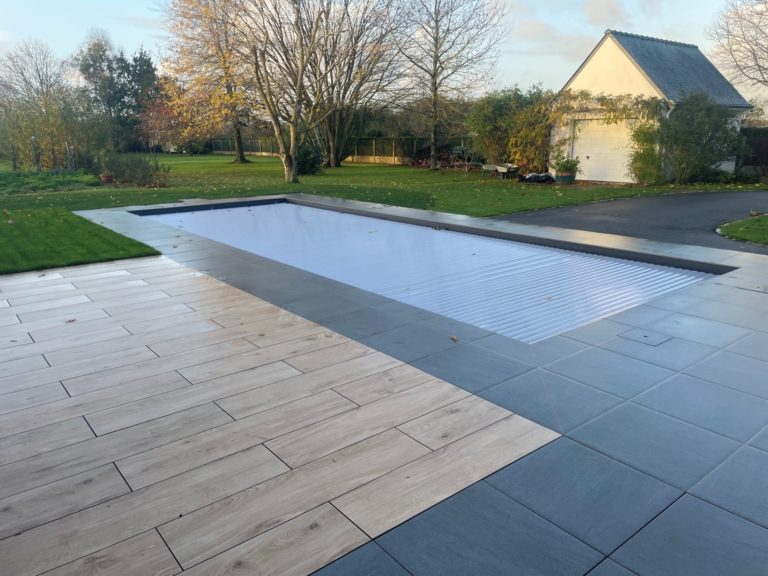 Terrasse gres cerame - Quimper Brest